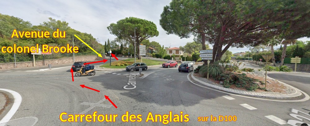 Acces FREJUS Piste Porfait a 3 prendre Av Col Brooke