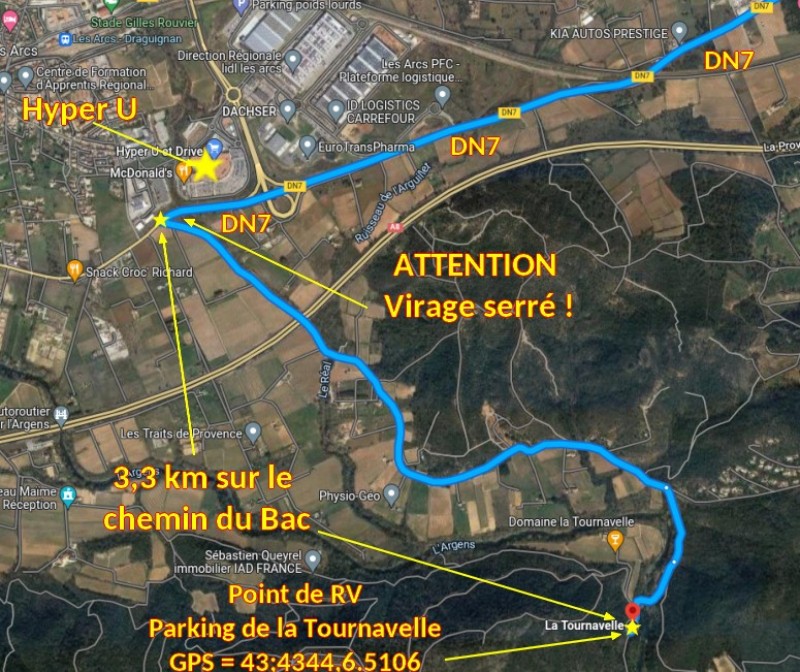 ACCES Les ARCS Tournavelle 2 Fin du trajet