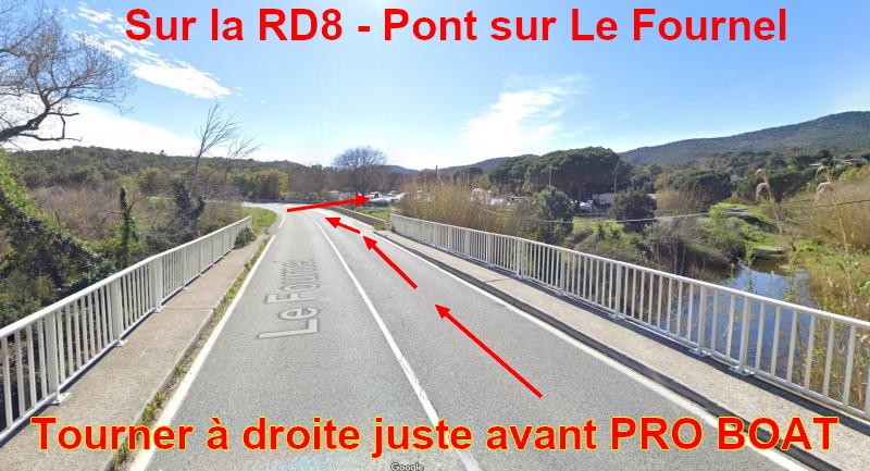 ACCES ROQUEBRUNE Les Nicoles 3 A droite apres le pont sur le Fournel