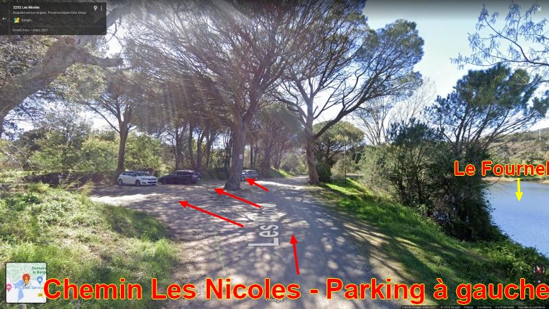 ACCES ROQUEBRUNE Les Nicoles 4 Parking