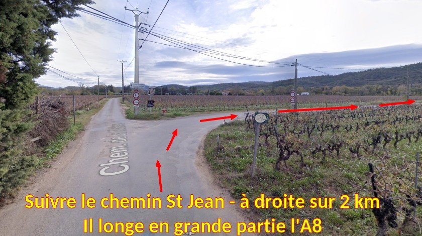 Acces LES ARCS Tournavelle OUEST 5 Prendre a droite dir St Jean