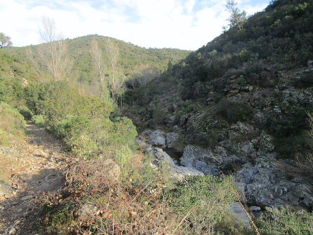 ROQUEBRUNE Pas de l Eouve passage sur le Fournel